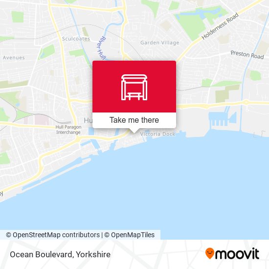 Ocean Boulevard map