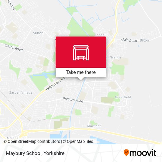 Maybury School map