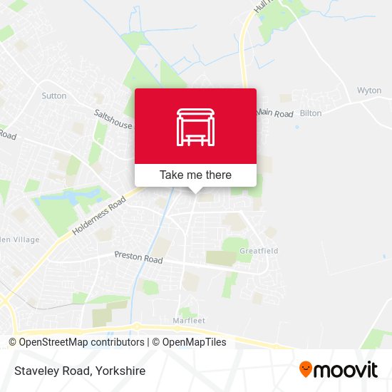Staveley Road stop Routes, Schedules, and Fares