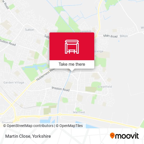 Martin Close map