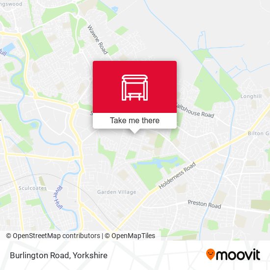 Burlington Road map
