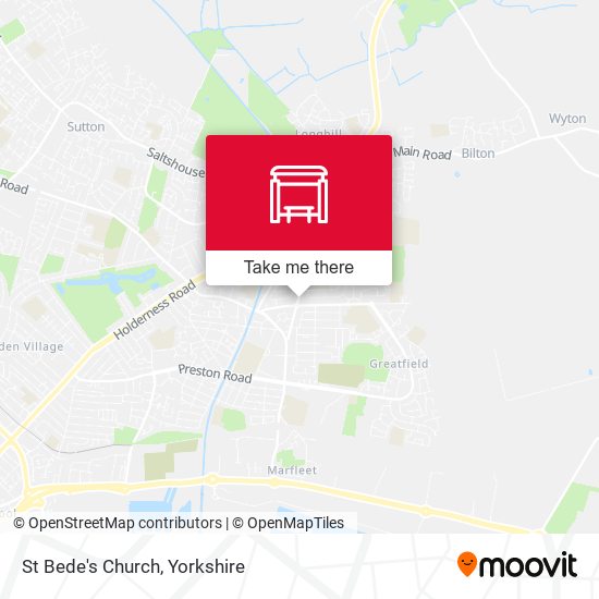 St Bede's Church map