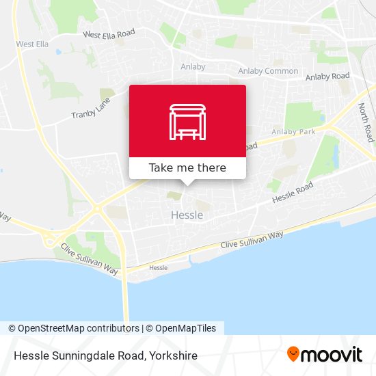 Hessle Sunningdale Road map