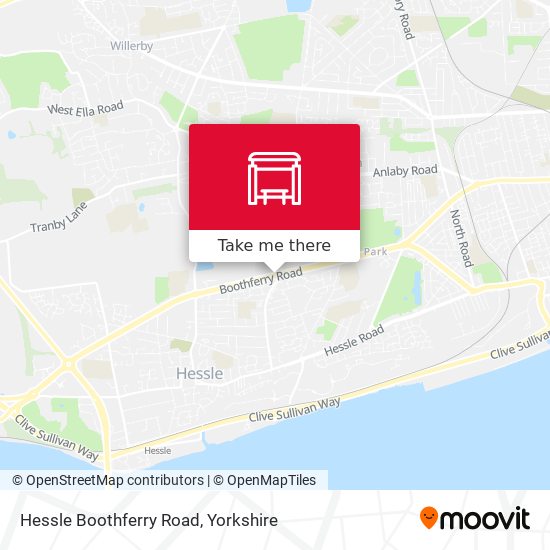 Hessle Boothferry Road map