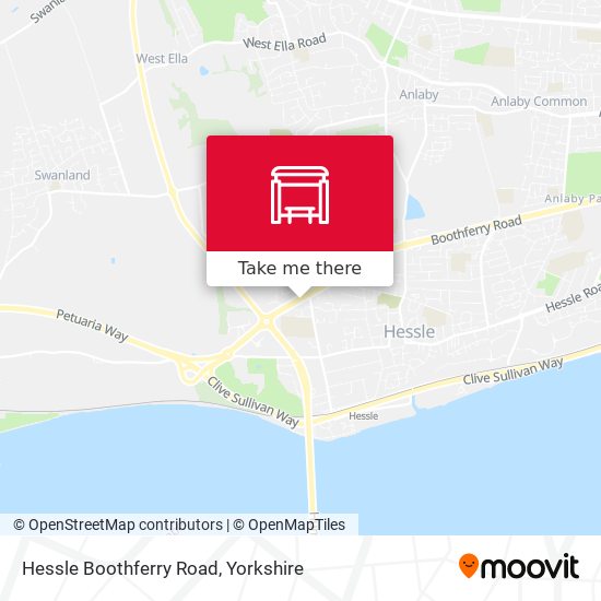 Hessle Boothferry Road map