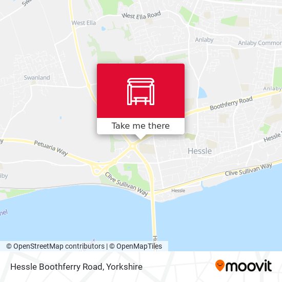 Hessle Boothferry Road map