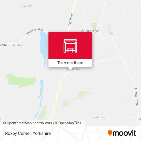 Roxby Corner map