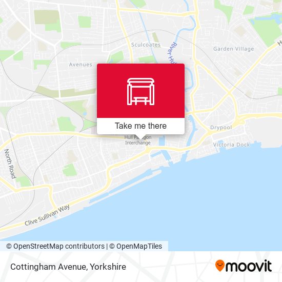 Cottingham Avenue map