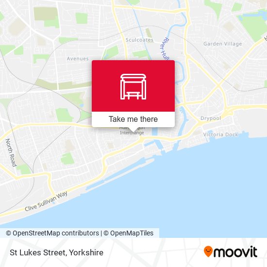 St Lukes Street map