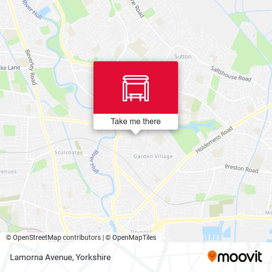 Lamorna Avenue map