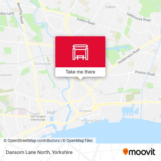 Dansom Lane North map