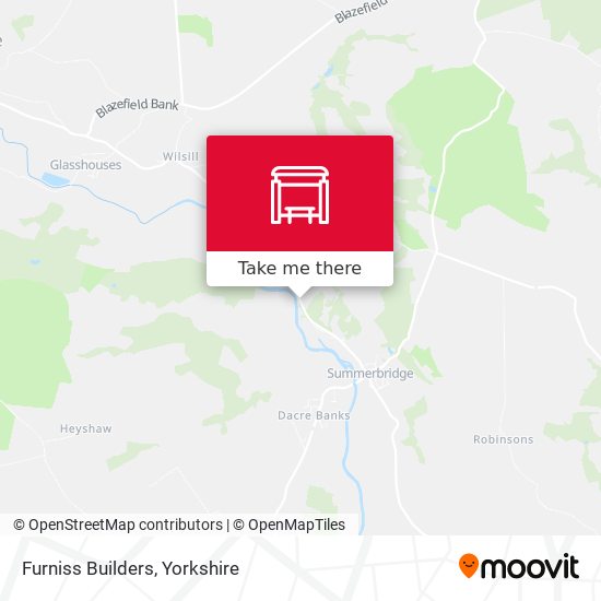 Furniss Builders map