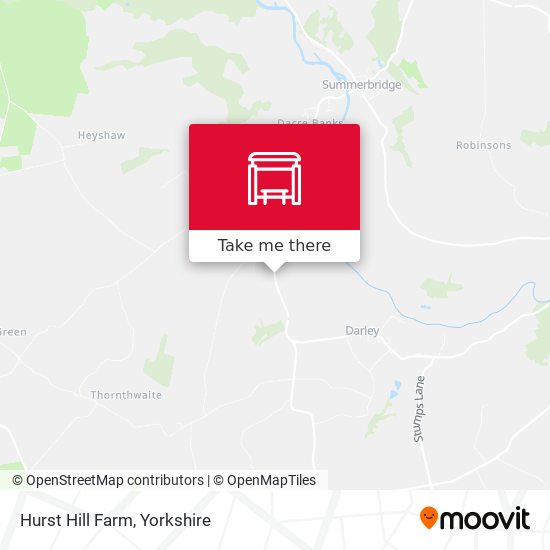 Hurst Hill Farm map