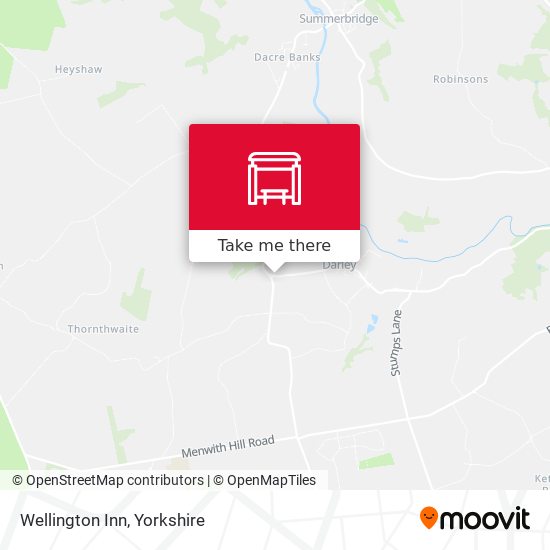 Wellington Inn map