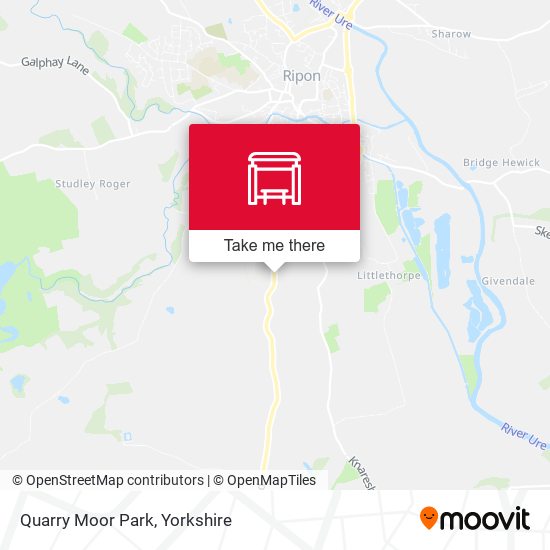 Quarry Moor Park map