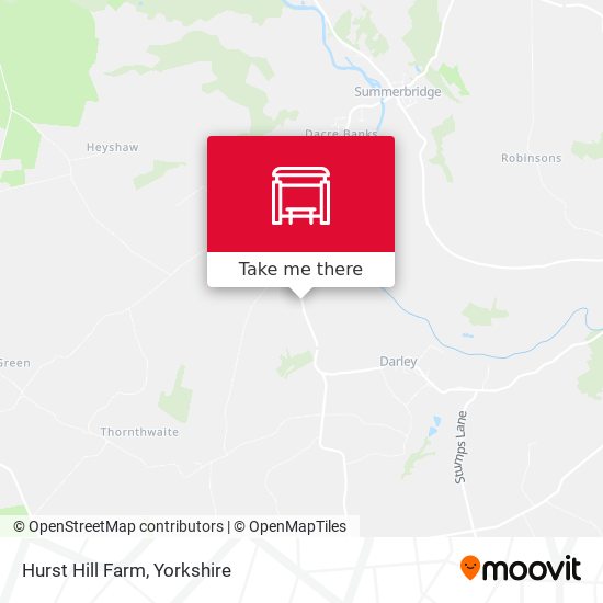 Hurst Hill Farm map
