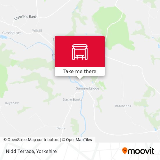 Nidd Terrace map
