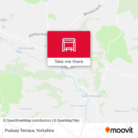 Pudsey Terrace map