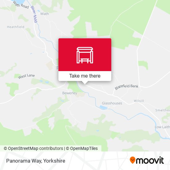 Panorama Way map