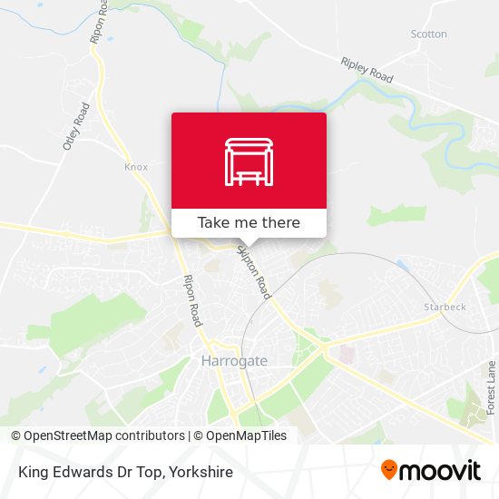 King Edwards Dr Top map