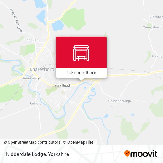 Nidderdale Lodge map