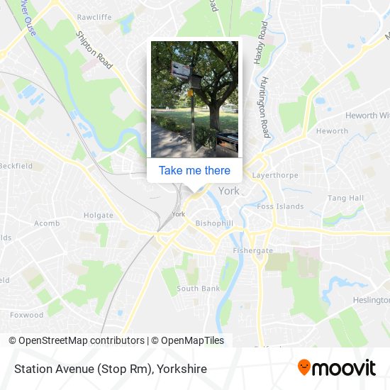 Station Avenue (Stop Rm) map
