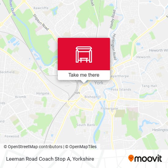 Leeman Road Coach Stop A map