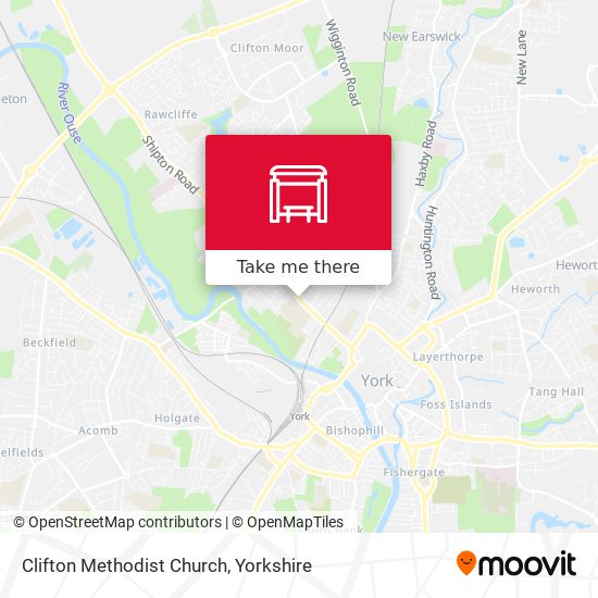 Clifton Methodist Church map