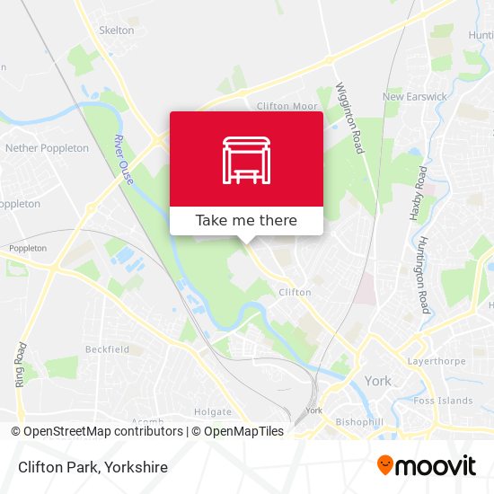Clifton Park map