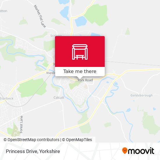 Princess Drive map