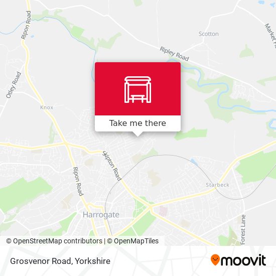 Grosvenor Road map