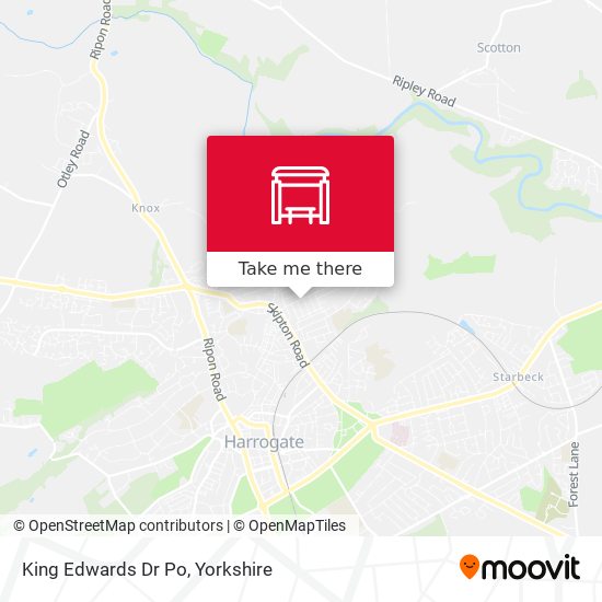 King Edwards Dr Po map