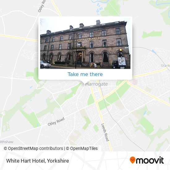 White Hart Hotel map