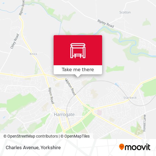 Charles Avenue map