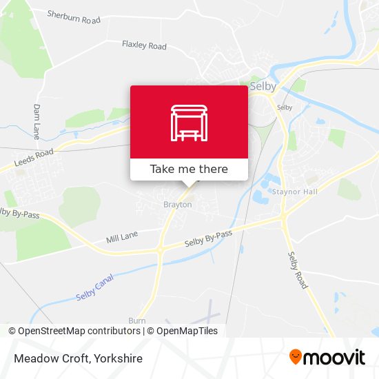 Meadow Croft map