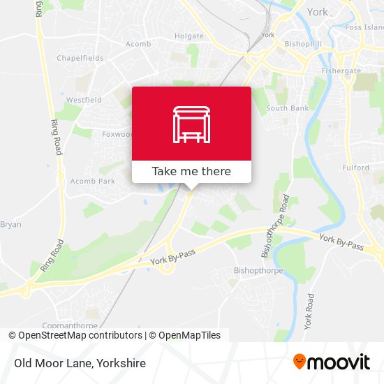 Old Moor Lane map