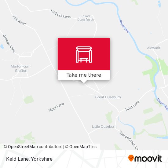 Keld Lane map