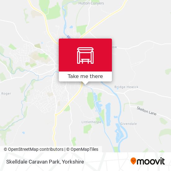 Skelldale Caravan Park map