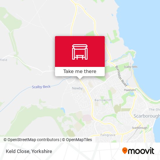 Keld Close map