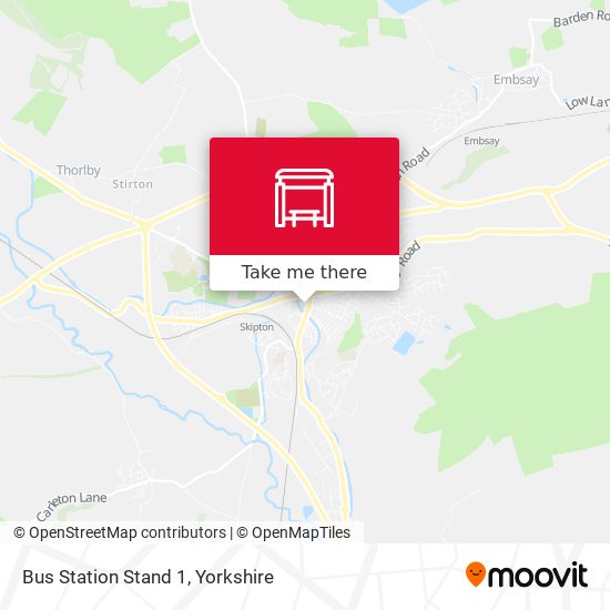 Bus Station Stand 1 map