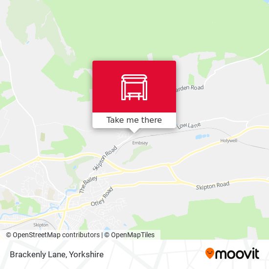 Brackenly Lane map