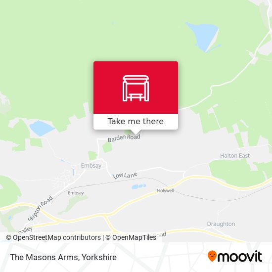 The Masons Arms map