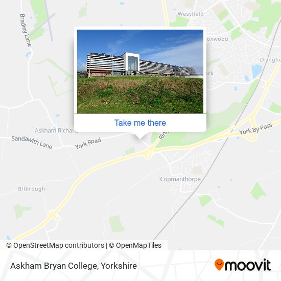 Askham Bryan College map