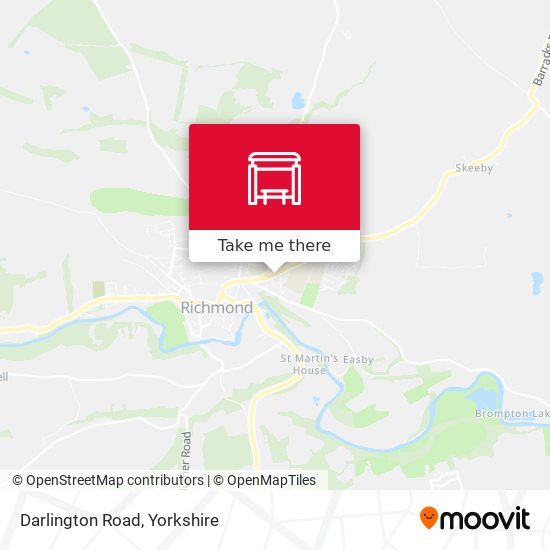 Darlington Road map