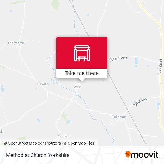 Methodist Church map