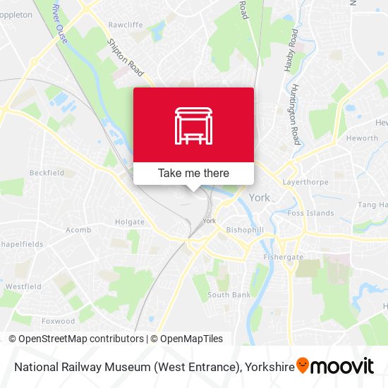 National Railway Museum (West Entrance) map