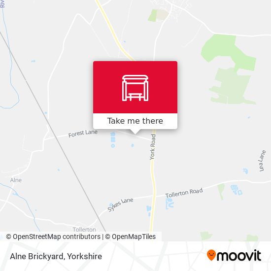 Alne Brickyard map