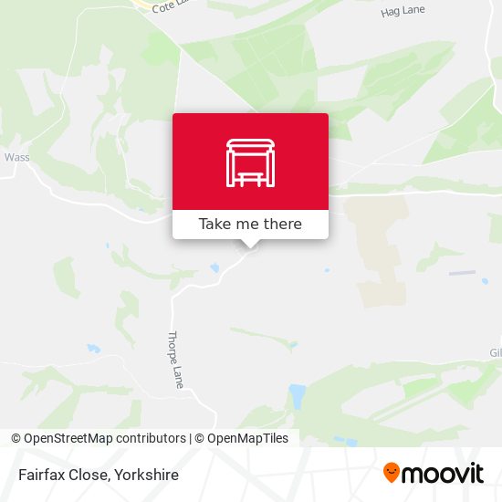 Fairfax Close map