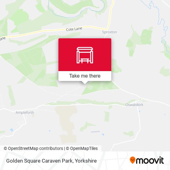 Golden Square Caraven Park map