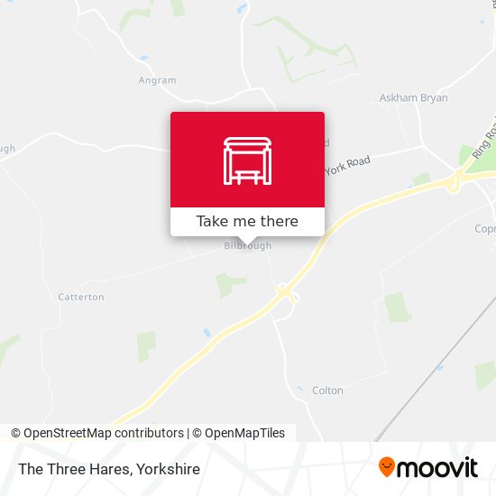 The Three Hares map